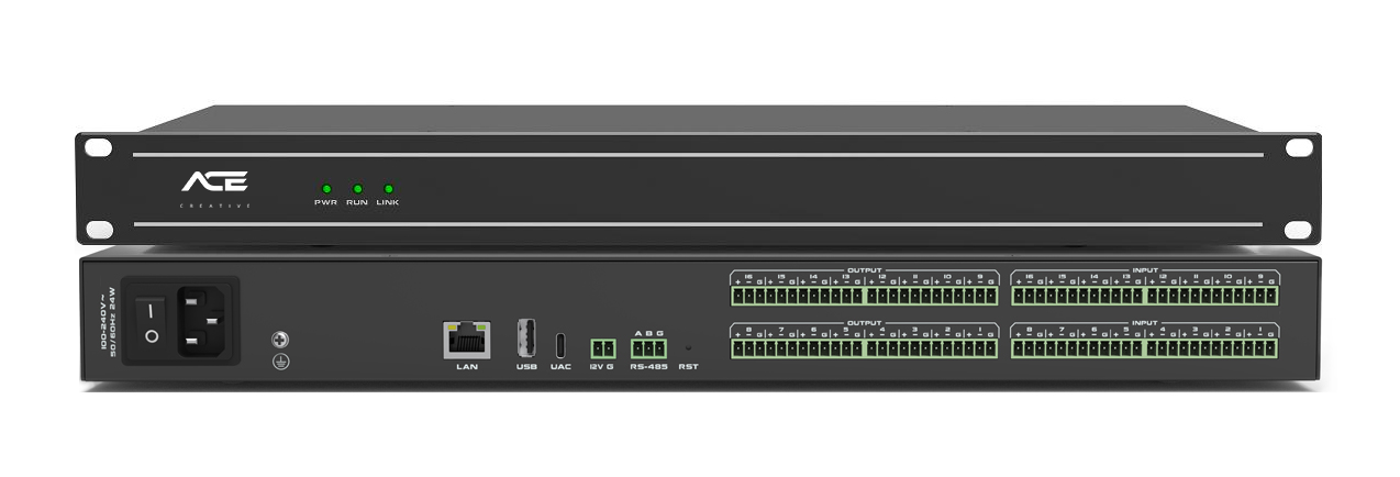 Audio Matrix DSP ACE ZR-AEC1616 Chính Hãng