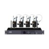 Bộ Micro Cài Đầu 4 Kênh Không Dây ACE W-400HS Chuyên Dụng