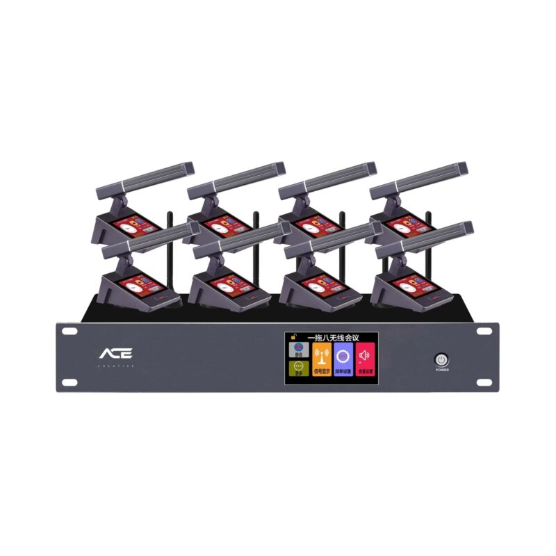 Hệ Thống Micro Hội Thảo Không Dây 8 Kênh Cao Cấp ACE C-800GN - Chi tiết