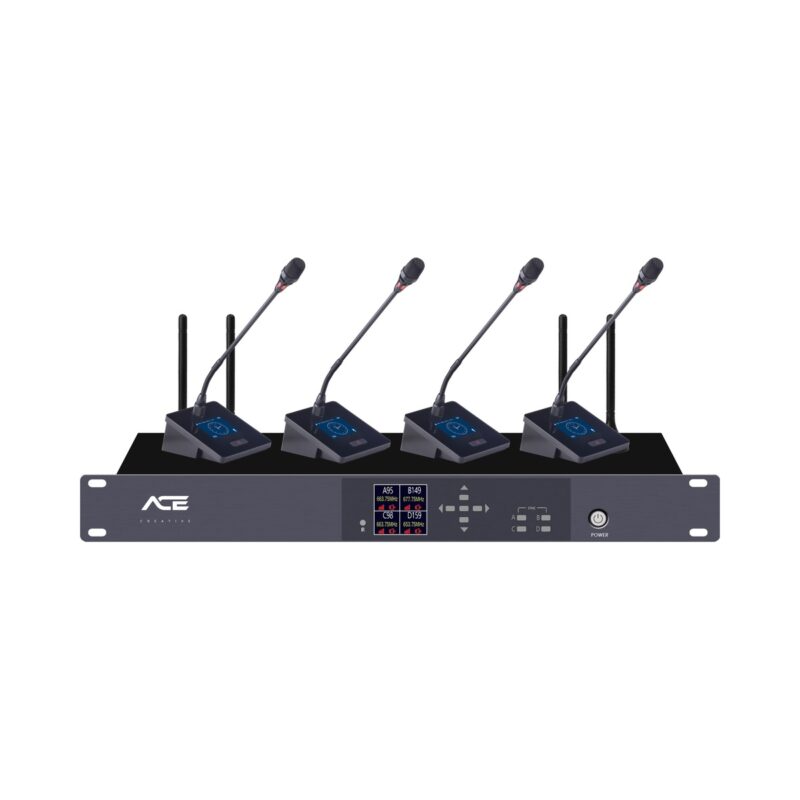 Micro Chuyên Dụng Phòng Họp 4 Kênh Cổ Ngỗng ACE C-400GN - Chi tiết