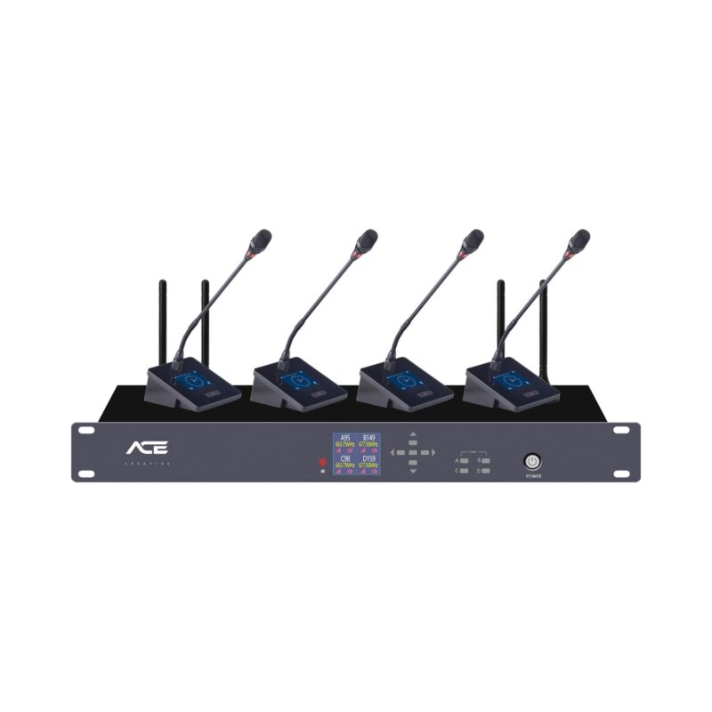 Micro Chuyên Dụng Phòng Họp 4 Kênh Cổ Ngỗng ACE C-400GN - Chi tiết