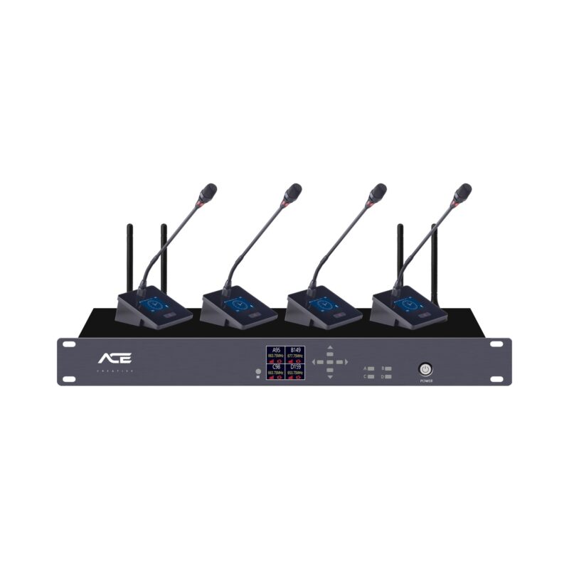 Micro Chuyên Dụng Phòng Họp 4 Kênh Cổ Ngỗng ACE C-400GN - Chi tiết